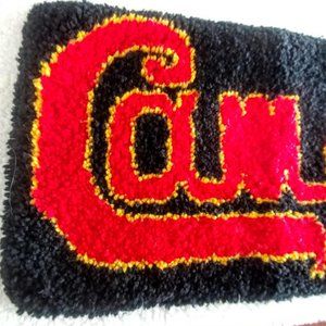 Vintage Camaro carpet style  rug